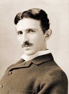 Retrato de Nikola Tesla, 1890